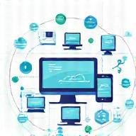 Healthcare technology integration icon